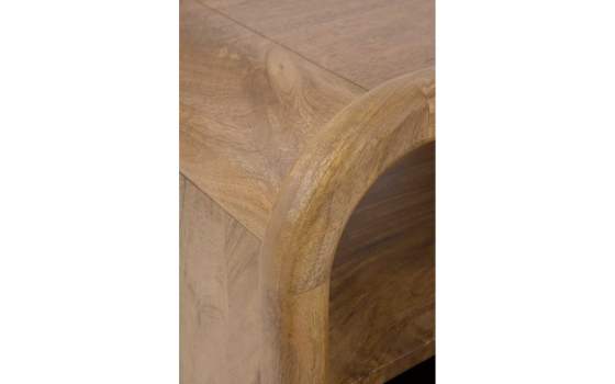 Mesita Noche Contemporanea 1 Cajon Madera Mango - Serie Attle