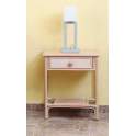 Mesita Noche Dormitorio Rattan Mimbre 1 Cajon Serie Arnist