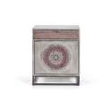 Mesita Noche Etnica oriental Cajon Puerta Wood Mandala