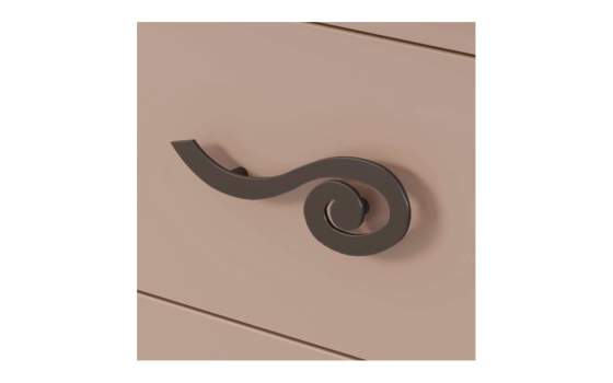 Mesita Noche Moderna 1 Cajon Tirador Metalico Serie Anak