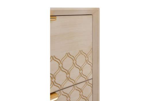 Mesita Noche Moderna 2 Cajones Roble Marfil Serie Adresas Mesita Noche Moderna 2 Cajones Roble Marfil Serie Adresas