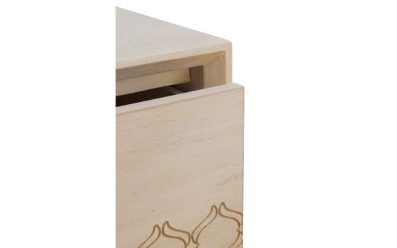 Mesita Noche Moderna 2 Cajones Roble Marfil Serie Adresas Mesita Noche Moderna 2 Cajones Roble Marfil Serie Adresas