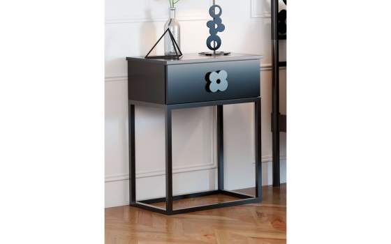 Mesita Noche Moderna con 1 Cajon Madera Serie Lina