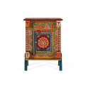 Mesita Noche Oriental Colores 1 Puerta 1 Cajón - Serie Akai