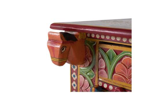 Mesita Noche Oriental Colores 1 Puerta 1 Cajón - Serie Akai