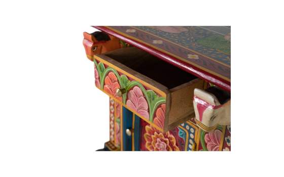 Mesita Noche Oriental Colores 1 Puerta 1 Cajón - Serie Akai