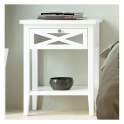 Mesita Noche Provenzal  1 Cajon Cruz Dormitorio Adismu