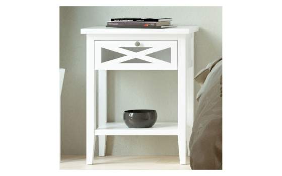 Mesita Noche Provenzal  1 Cajon Cruz Dormitorio Adismu