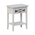 Mesita Noche Provenzal  1 Cajon Cruz Dormitorio Adismu