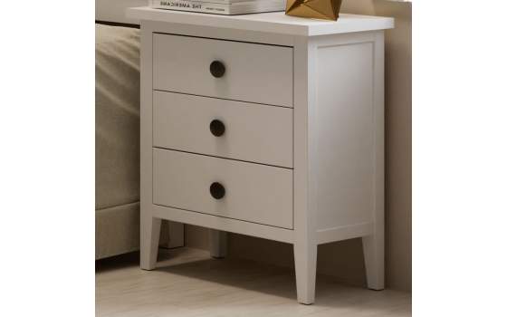 Mesita Noche Provenzal 3 Cajones Lisa Dormitorio Adismu Mesita Noche Provenzal 3 Cajones Lisa Dormitorio Adismu