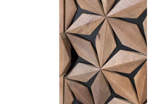 Mesita Noche Puerta Decorada Bicolor Serie Destrans