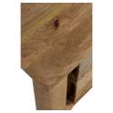 Mesita Noche Rustica Decape Madera Mango Serie Atrade