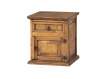 Mesita Noche Rustica Mejicana 1 Cajon y Puerta Madera Maciza