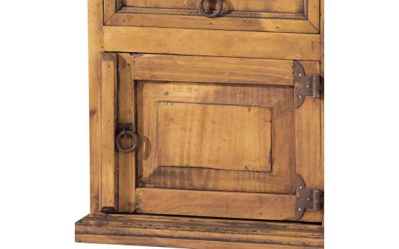 Mesita Noche Rustica Mejicana 1 Cajon y Puerta Madera Maciza