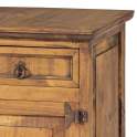 Mesita Noche Rustica Mejicana 1 Cajon y Puerta Madera Maciza