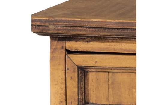 Mesita Noche Rustica Mejicana 1 Cajon y Puerta Madera Maciza
