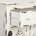 Mesita Oriental Blanca Decape 1 Cajon 2 Puertas Makalu