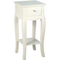 Mesita Telefono 1 Cajon Blanco Clasico Serie Acatts