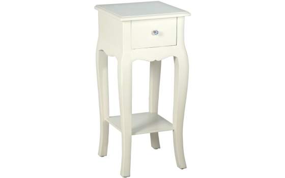 Mesita Telefono 1 Cajon Blanco Clasico Serie Acatts