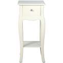 Mesita Telefono 1 Cajon Blanco Clasico Serie Acatts