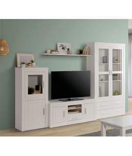 Modular Para Salon Estilo Actual Blanco 297 cm Serie Aranys