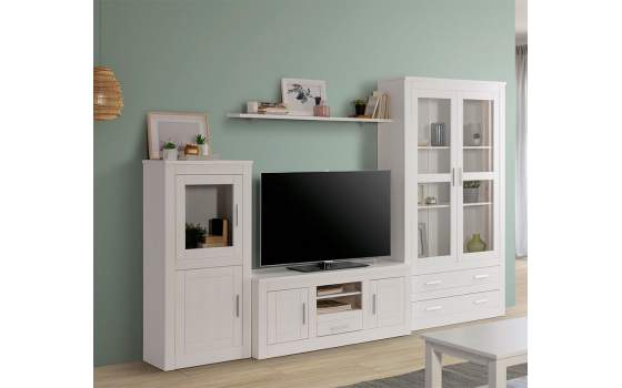 Modular Para Salon Estilo Actual Blanco 297 cm Serie Aranys