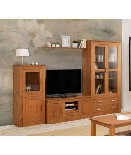 Modular Para Salon Estilo Rustico 297 cm Serie Arcotan