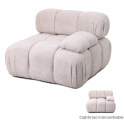 Modulo Sofa Tapizado Beige Serie Akilian Modulo Sofa Tapizado Beige Serie Akilian