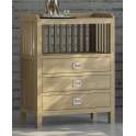 Mueble Auxiliar 3 Cajones Roble Adott