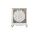 Mueble Auxiliar Oriental Tallado Blanco Decape Serie Omari