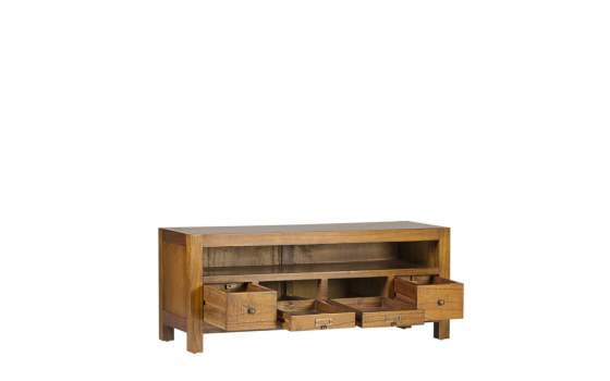 Mueble Bajo Television Colonial 4 Cajones serie Star