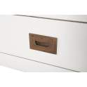 Mueble Bajo Television Colonial en Blanco Serie Everest