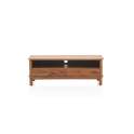 Mueble Bajo TV  2 Cajones y Estante Madera Acacia Ardusor