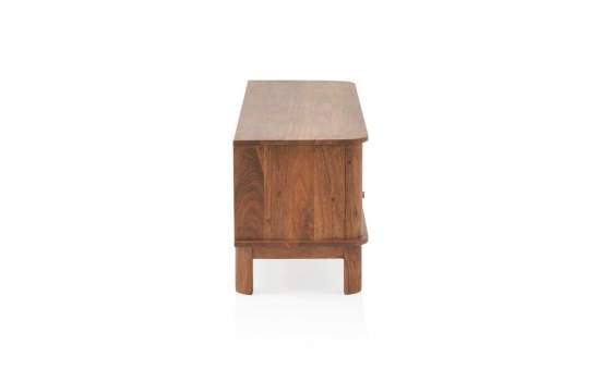 Mueble Bajo TV  2 Cajones y Estante Madera Acacia Ardusor