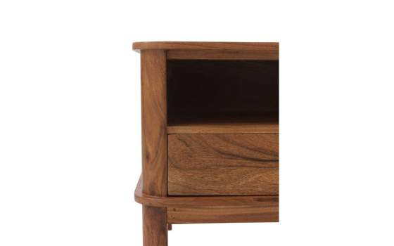 Mueble Bajo TV  2 Cajones y Estante Madera Acacia Ardusor