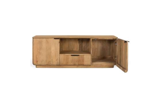 Mueble Bajo TV 2 Puertas 1 Cajon Madera Mango Serie Adyer Mueble Bajo TV 2 Puertas 1 Cajon Madera Mango Serie Adyer