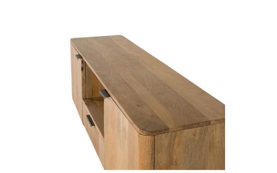Mueble Bajo TV 2 Puertas 1 Cajon Madera Mango Serie Adyer Mueble Bajo TV 2 Puertas 1 Cajon Madera Mango Serie Adyer