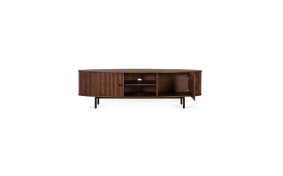 Mueble Bajo TV 2 Puertas 2 Estantes Contemporaneo Astabe