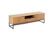 Mueble Bajo TV 2 Puertas y Cajon Madera Natural Serie Anube