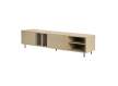 Mueble Bajo TV 2 Puertas y Estantes Color Beige Serie Bester