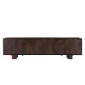 Mueble Bajo TV 210 cm con 4 Puertas Color Nogal - Acheu