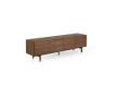 Mueble Bajo TV 4 Puertas Color Nogal - Serie Albigo