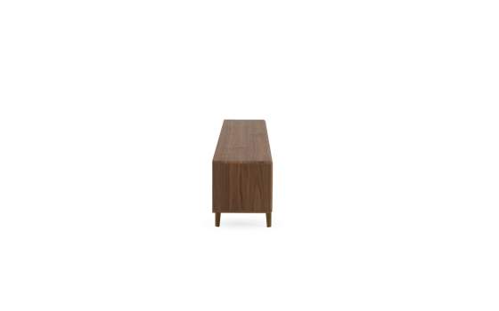Mueble Bajo TV 4 Puertas Color Nogal - Serie Albigo