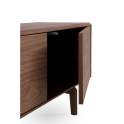 Mueble Bajo TV 4 Puertas Color Nogal - Serie Albigo