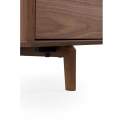 Mueble Bajo TV 4 Puertas Color Nogal - Serie Albigo