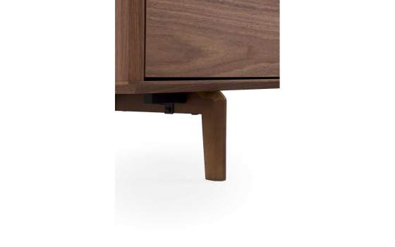 Mueble Bajo TV 4 Puertas Color Nogal - Serie Albigo
