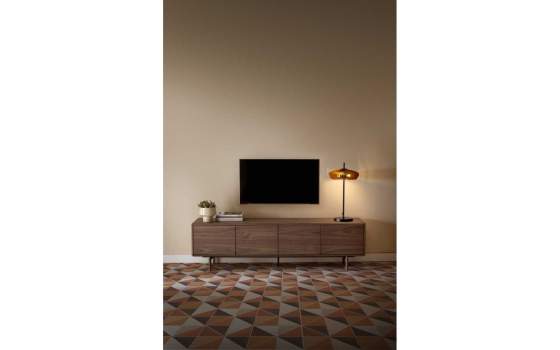 Mueble Bajo TV 4 Puertas Color Nogal - Serie Albigo