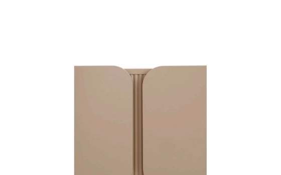 Mueble Bajo TV 4 Puertas Redondeadas beige Serie Athin