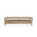 Mueble bajo TV Actual con 3 Cajones en teca - Serie Ardey