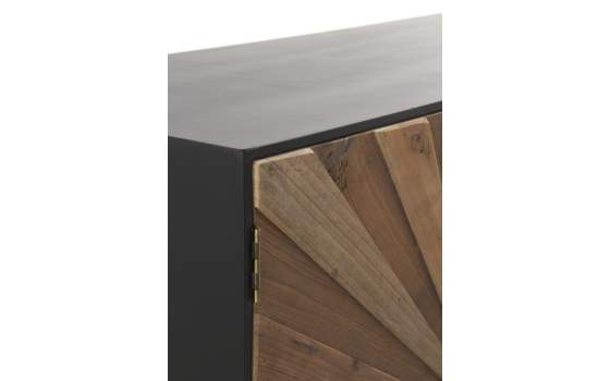 Mueble Bajo TV Diseño Industrial 2 Puertas Serie Arizcun